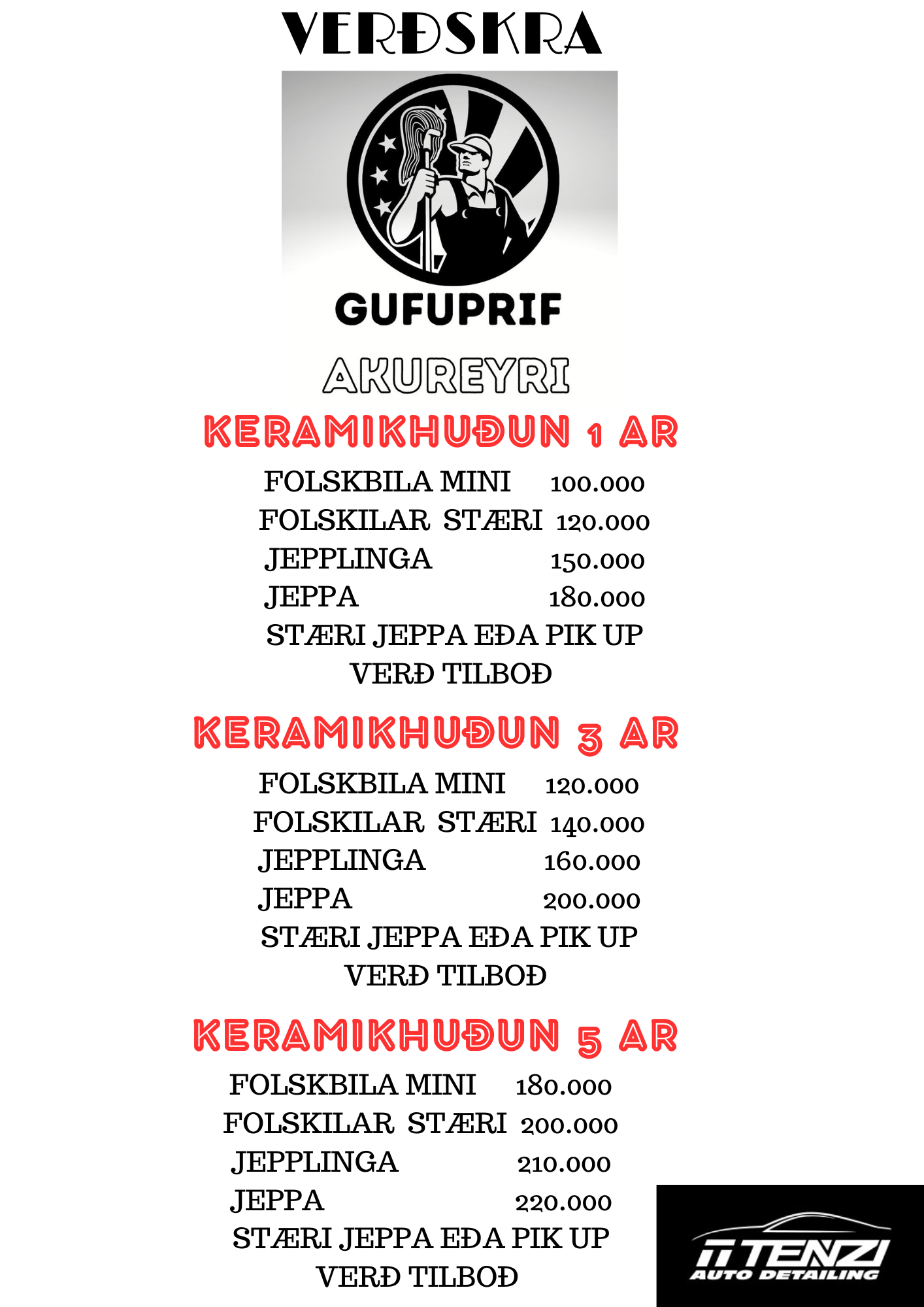 VERÐSKRA